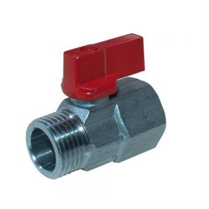 Διακοπτάκι mini σφαιρικό 1/2″ XTR valve κόκκινο