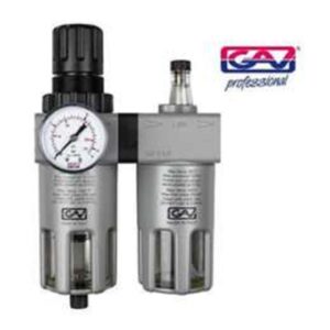 Φιλτρολαδικό κομπλέ GAV FRL-200 με μανόμετρο (Πάσο: 1/2΄΄)