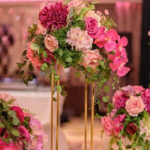 Τεχνητά  φυτά σε μεταλλική βάση   επιτραπέζια  (set 3) Tεμάχια  υψ.(70 εκ. -65 εκ. -60 εκ.  )