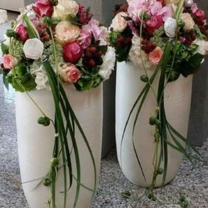 τεχνητά ανθη με τριαντάφυλλα σύνθεση