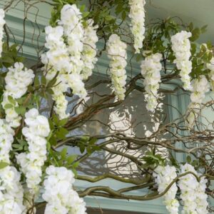 Τεχνητή βιστέρια κρεμαστά ανθη 2.50μ. χ0.60μ.