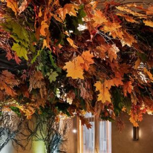 Τεχνητό δέντρο Φθινοπωρινο βελανιδιάς για οροφή κρεμαστό 2μ χ 1μ.