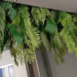 Τεχνητή φτέρη κρεμαστή οροφής 1.50μ. χ 1.20μ.