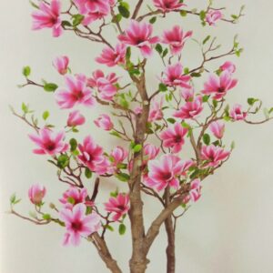 Tεχνητό δέντρο Μανόλιας ροζ Υ 1.90μ