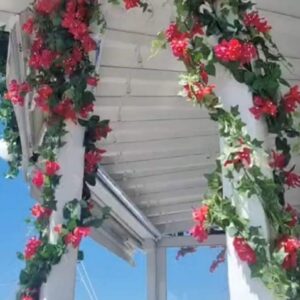 Τεχνητή βοκαμβίλια για στολισμό καμάρας μηκ.1.50μ. χ υψ.2μ.