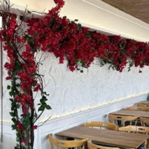 Τεχνητή βοκαμβίλια δέντρο 2.80 μ. με γιρλάντα 3μ.