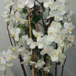 Τεχνητή ορχιδέα γιρλάντα για τοίχο 1μ. χ0.60μ.