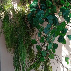 Γιρλάντα τεχνητά φυτά κρεμαστά 3μ. μήκος x Y 1.50M.