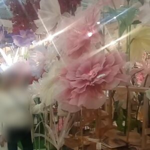 τεχνητά ανθη γιγας με κίνηση και φως