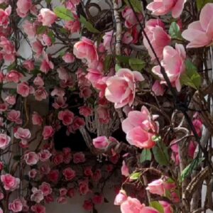 Τεχνητή Μανώλια γιρλαντα γεματη 2,30μ.