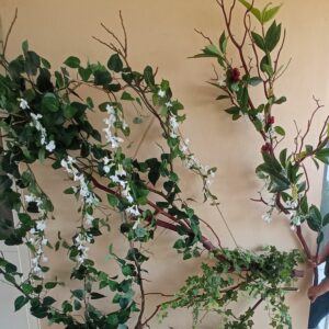 Τεχνητό γιασεμι διακοσμητικο τοίχου 2,50μ. χ 2μ.
