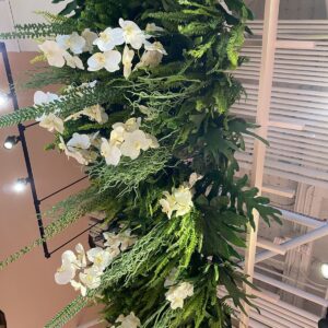 Τεχνητά φυτα ορχιδεας γιρλαντα για οροφη 1,50μ. χ 0,40