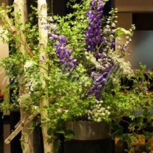 Τεχνητό δέντρο με μωβ ανθη ΣΥΝΘΕΣΗ Υ1,80Μ.