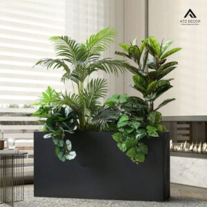 Τεχνητά τροπικά φυτά σε παρτέρι Υ1,80Μ. Χ 0,75Μ.