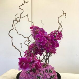 ΤΕΧΝΗΤΗ ΟΡΧΙΔΕΑ ΣΕ ΜΕΤΑΛΛΙΚΗ ΒΑΣΗ Υ0,70Μ.