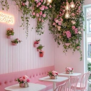 ΚΡΕΜΑΣΤΑ ΤΕΧΝΗΤΑ ΑΝΘΗ ΓΙΑ ΤΟΙΧΟ ΓΩΝΙΑΚΟ 2Μ. Χ1.50Μ.